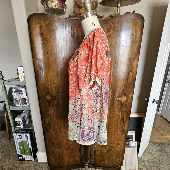 Johnny Was Multicolor Embroidered Blouse - Picture 2 of 10